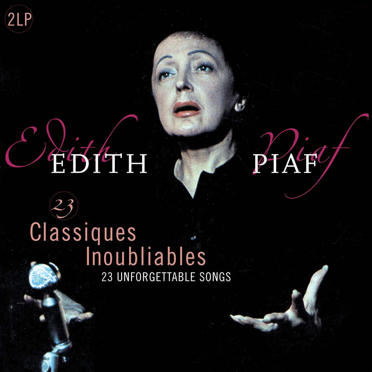 에디트 피아프 베스트 모음집 (Edith Piaf - 23 Unforgettable Classics) [핑크 컬러 2LP]