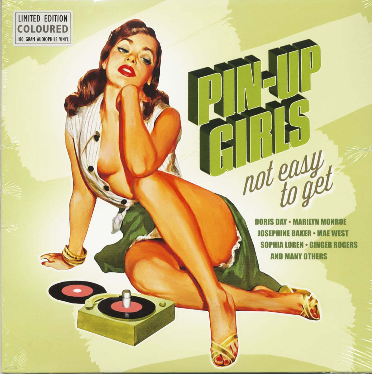 핀업 걸 음악 모음집 2 (Pin-Up Girls Vol. 2 - Not Easy to Get) [핫 핑크 컬러 LP] 