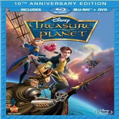 Treasure Planet () (10th Anniversary Edition) (ѱ۹ڸ)(Blu-ray + DVD) (2002)