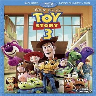 Toy Story 3 ( 丮 3) (ѱ۹ڸ)(Two-Disc Blu-ray / DVD Combo) (2010)