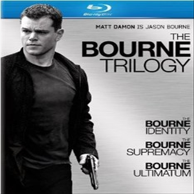 The Bourne Trilogy ( Ʈ) (The Bourne Identity / The Bourne Supremacy / The Bourne Ultimatum) (ѱ۹ڸ)(Blu-ray) (2002)