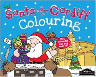 Santa is Coming to Cardiff Colouring