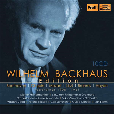 ︧ Ͽ콺  (Wilhelm Backhaus Edition - Recordings 1908 - 1961) (10CD Boxset) - Wilhelm Backhaus