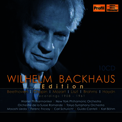 빌헬름 박하우스 에디션 (Wilhelm Backhaus Edition - Recordings 1908 - 1961) (10CD Boxset) - Wilhelm Backhaus