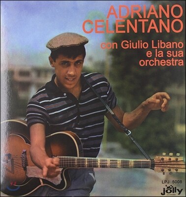 Adriano Celentano — Con Giulio Libano e la Sua Orchestra 앨범 커버