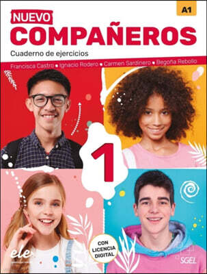 Difusion Centro de Publicacion y Publicaciones de Idiomas, S.L. Nuevo Companeros 1 - Cuaderno de ejercicios + con licencia digital. Nueva Edicion. A1