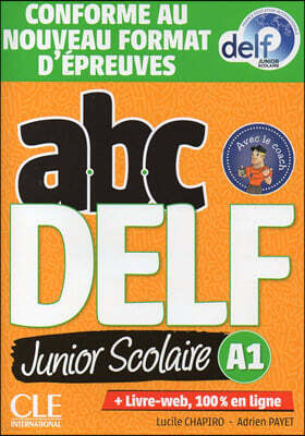 ABC Delf Junior Scolaire A1 (+DVD Rom, Corriges, Livre-web) (Ed2021)