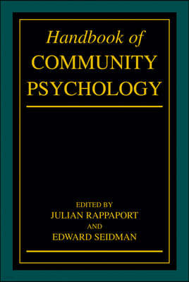 Handbook of Community Psychology