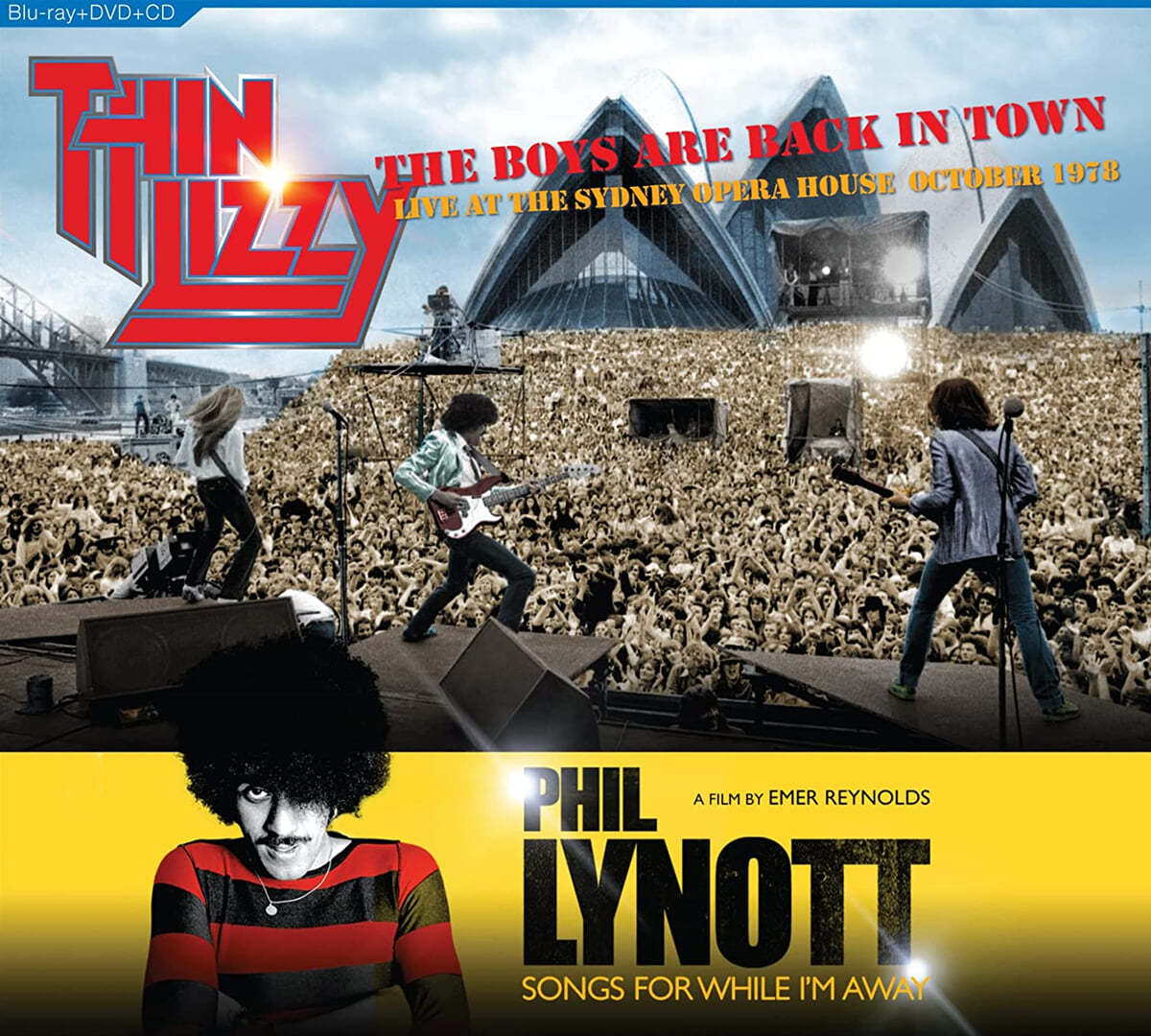 Thin Lizzy (씬 리지) - The Boys Are Back In Town (Live At The Sydney Opera House October 1978) [CD+DVD+블루레이]