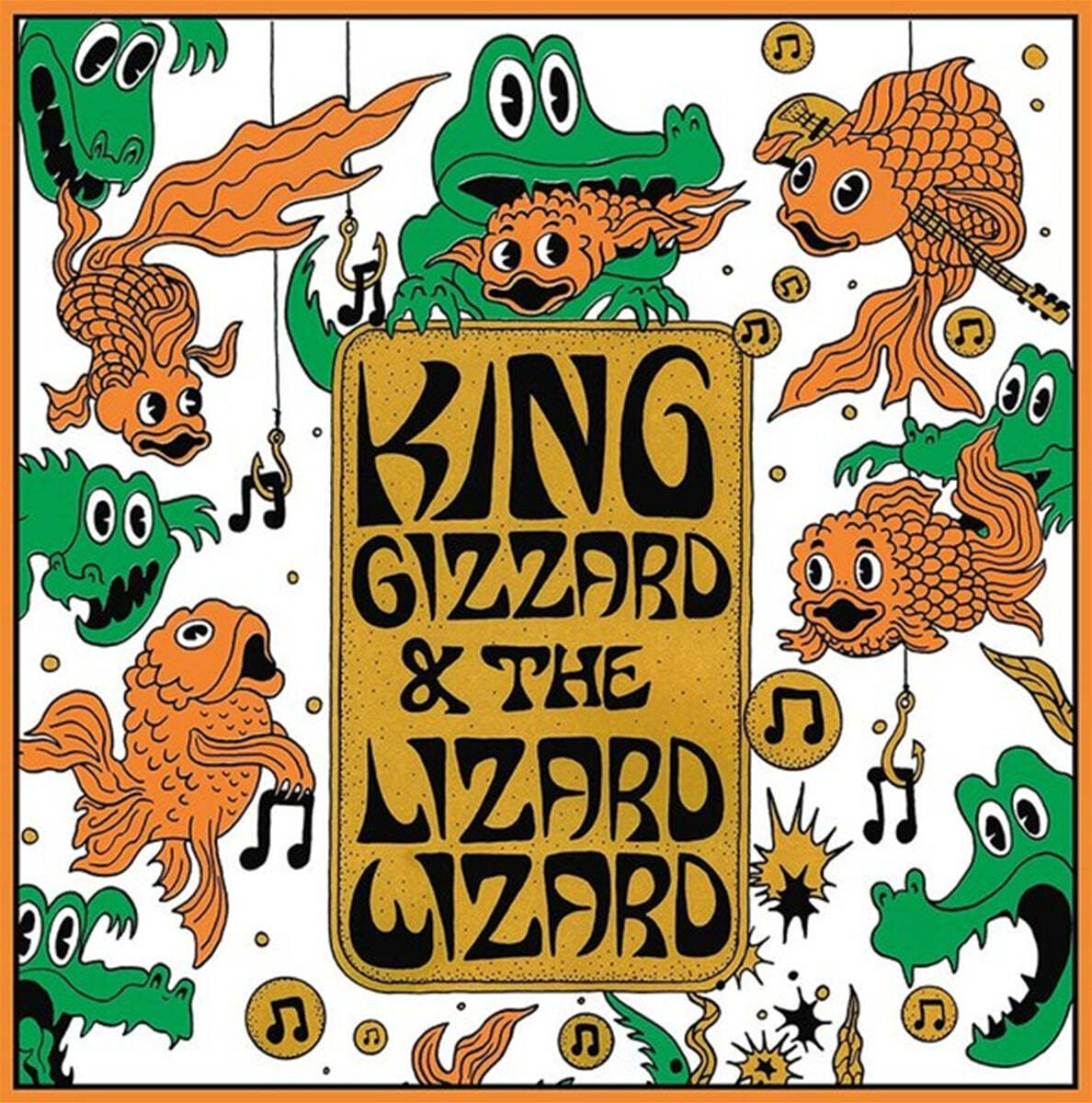 King Gizzard and the lizzard wizzard (킹기자드 앤 더 리자드 위자드) - Live in Milwaukee [오렌지 컬러 3LP]