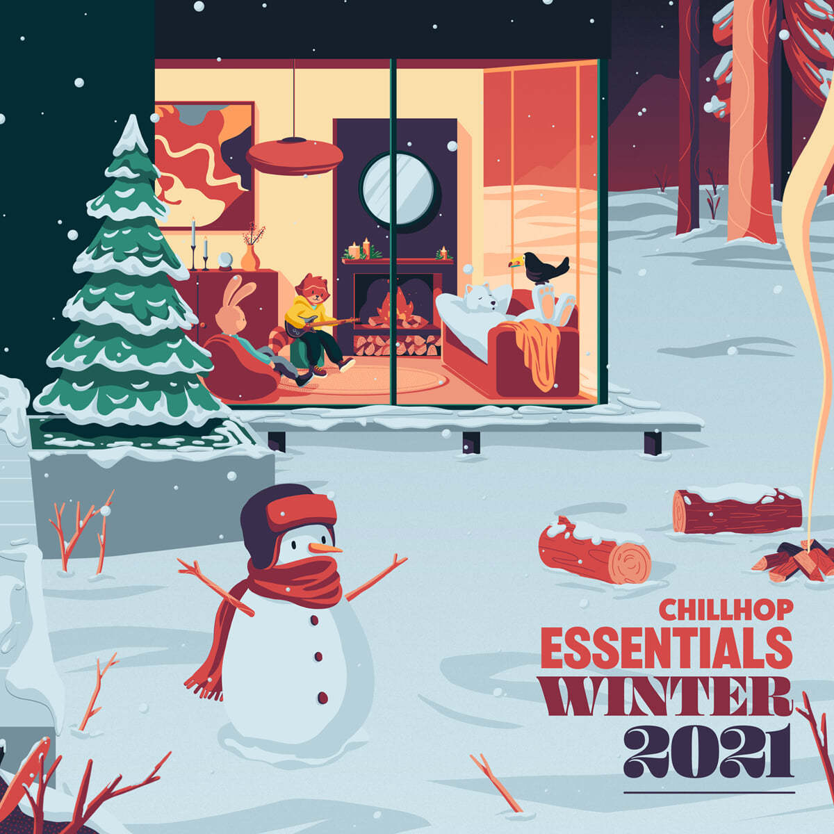 Chillhop Music 레이블 컴필레이션 (Chillhop Essentials Winter 2021) [화이트 컬러 2LP]
