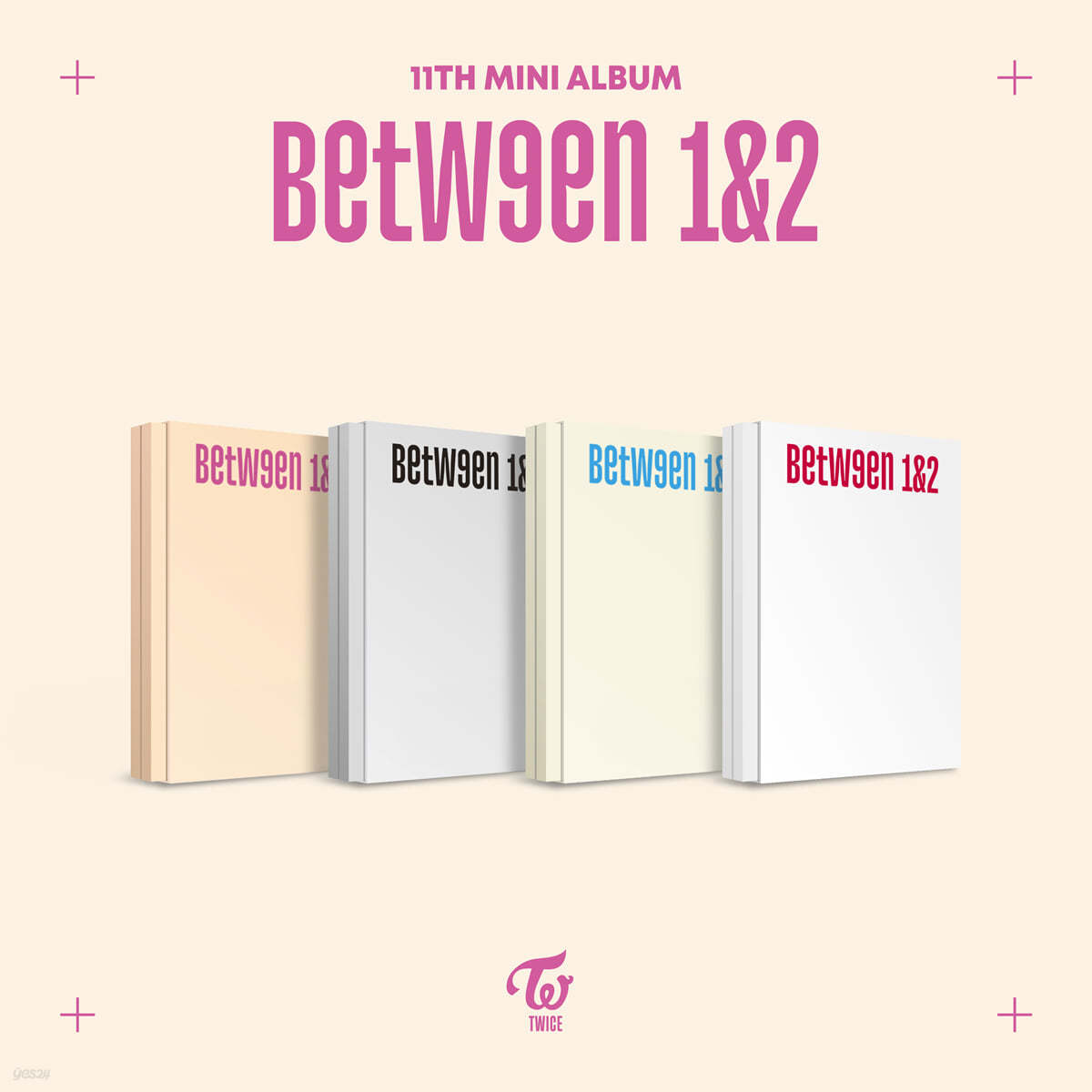 트와이스 (TWICE) - 미니앨범 11집 : BETWEEN 1&2 [4종 중 1종 랜덤 발송]