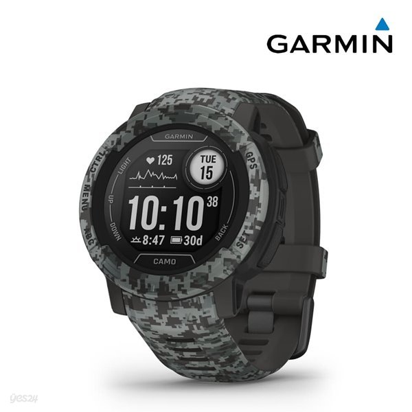 [GARMIN] 가민 인스팅트2 카모에디션 스마트워치 / 그라파이트 카모(010-02626-53) / 액정필름 증정