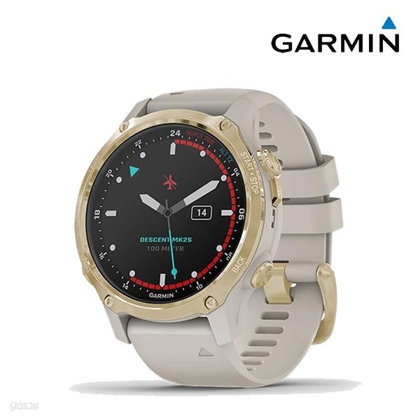 [GARMIN] 가민 디센트 M2KS 스킨스쿠버 스마트워치 다이빙 컴퓨터 / 샴페인 골드(010-02403-60) / 액정필름 증정