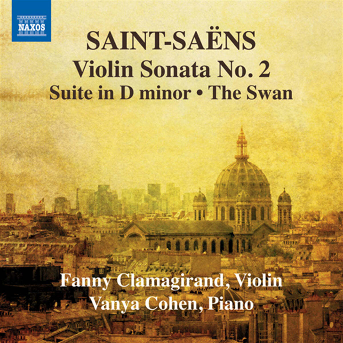 Fanny Clamagirand / Vanya Cohen 생상스: 바이올린 소나타 2번, 모음곡, 로망스, 백조 외 (Saint-Saens: Music For Violin &amp; Piano Vol.2)