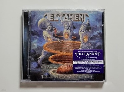 (미개봉 2CD) TESTAMENT (테스타먼트) - TITANS OF CREATION