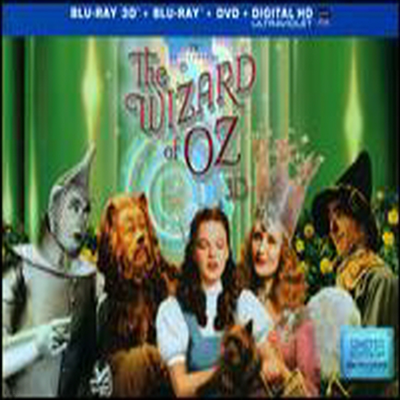 Judy Garland - The Wizard Of Oz ( ): 75th Anniversary Collector's Edition (Blu-ray 3D+Blu-ray+DVD) (Boxset)(Blu-ray)(2013)
