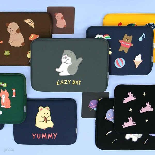 7321디자인 꾸꾸 아이패드/태블릿/노트북 파우치-13,15인치
