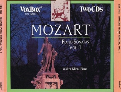 발터 클린 - Walter Klien - Mozart Piano Sonatas Vol.1 2Cds [U.S발매]