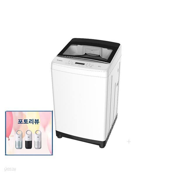 [위니아]통돌이일반세탁기 12KG NWF12WGW(A) 원룸 오피스텔 펜션 자취방 세탁기 포토리뷰 사은품증정