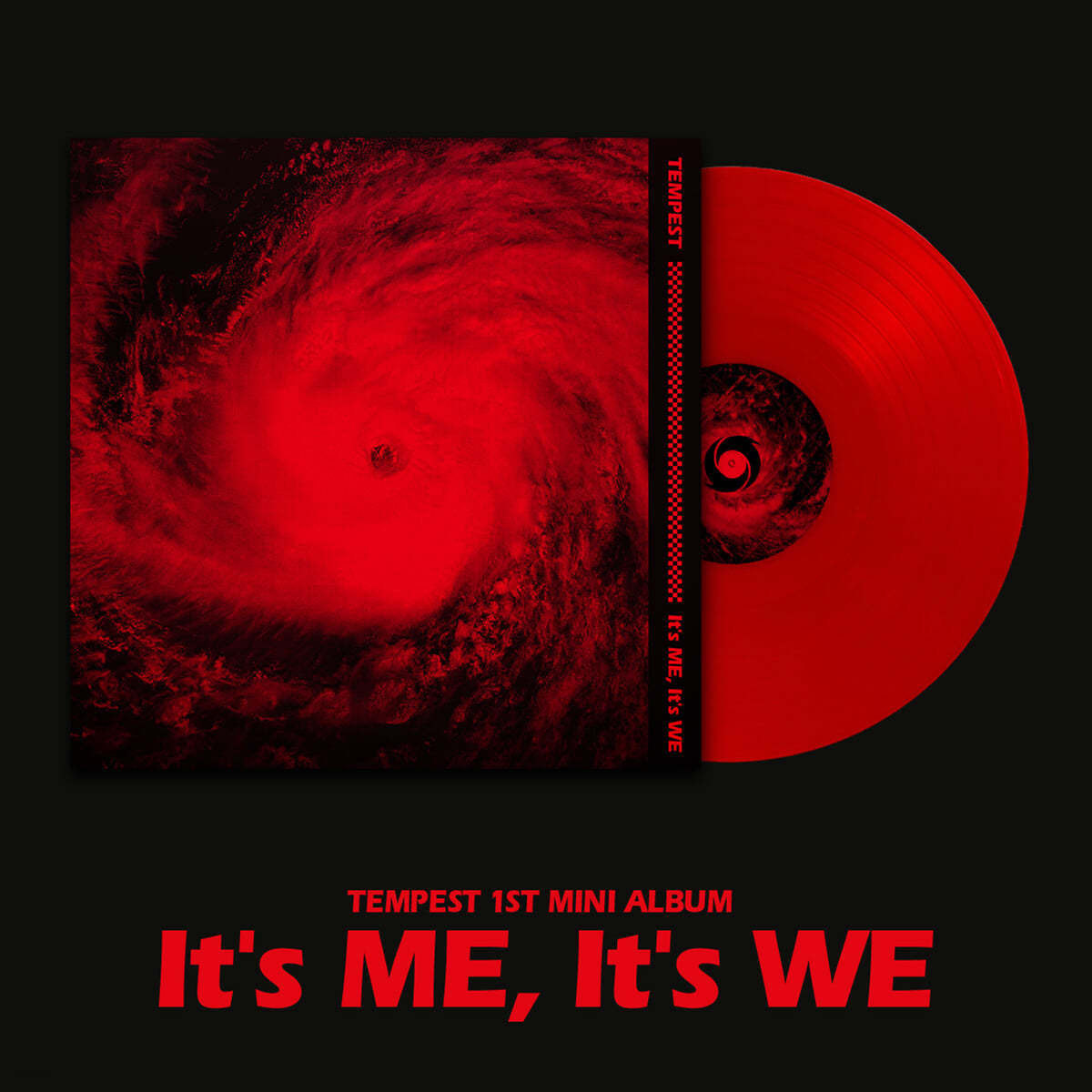 템페스트 (TEMPEST) - 미니앨범 1집 It’s ME, It's WE [투명 레드 컬러 LP]