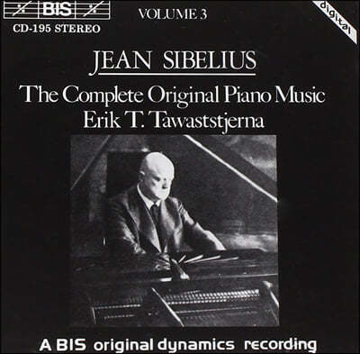 Erik T. Tawaststjerna ú콺: ǾƳ ǰ 3 (Sibelius: The Complete Original Piano Music Vol.3)