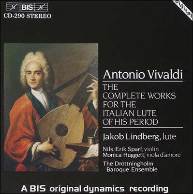 Jakob Lindberg ߵ:  ô Ż Ʈ (Vivaldi: The Complete Works For The Italian Lute)