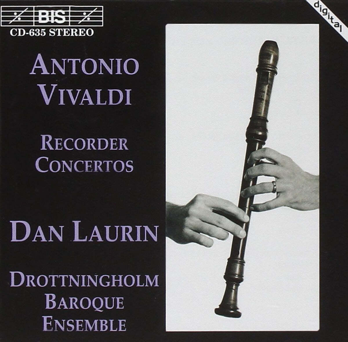 Dan Laurin 비발디: 리코더 협주곡 (Vivaldi: Recorder Concertos Rv441, 444, 433, 434, 439)
