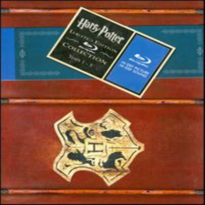 Harry Potter Years 1-5 Limited Edition Gift Set :Sorcerers Stone/ Chamber of Secrets/ Prisoner of Azkaban/ Goblet of Fire/ Order of the Phoenix (ظ1-5 Ƽ ) (ѱ۹ڸ)(Blu-ray)
