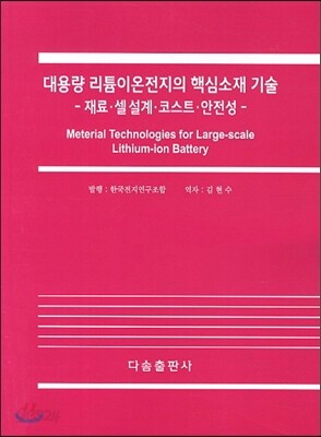 대용량 리튬이온전지의 핵심소재 기술