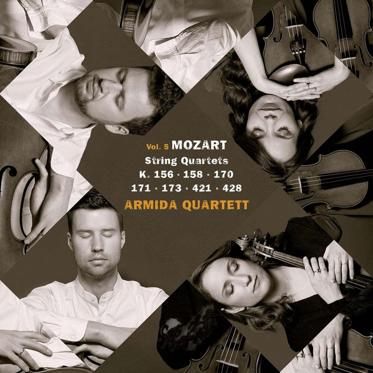 Armida Quartett 모차르트: 현악 사중주 3, 5, 10, 11, 13, 15, 16번 (Mozart: String Quartets Vol. 5) 