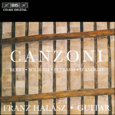 Franz Halasz ĭʴ: Ż Ÿ  (Canzoni: Italian Guitar Music)