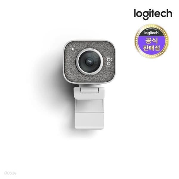로지텍코리아 Stream Cam 스트리밍 화상캠 컴퓨터 카메라 수업 웹캠(화이트)