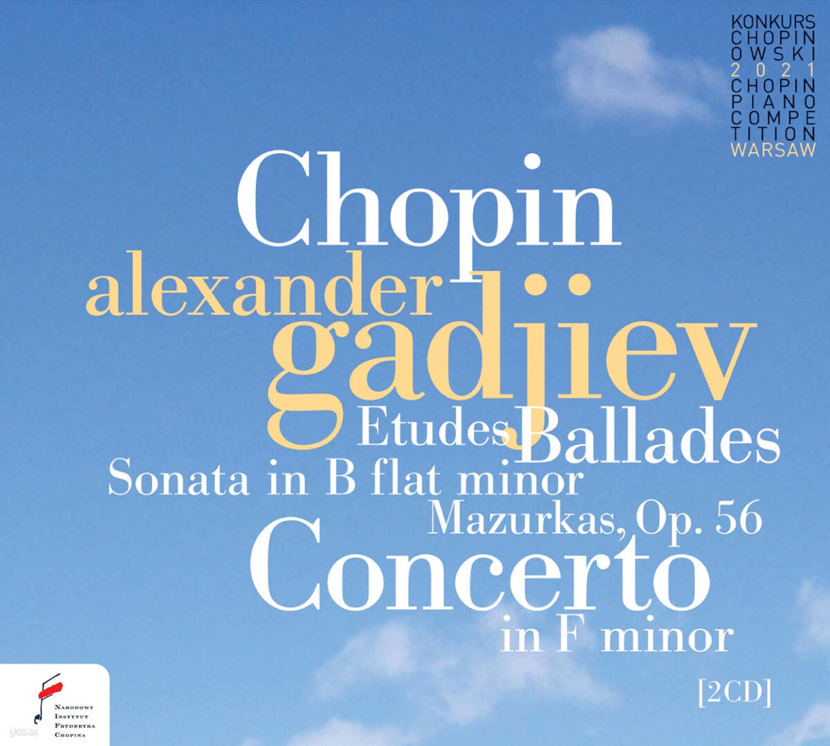 Alexander Gadjiev 쇼팽: 에뛰드, 발라드, 피아노 협주곡 2번 - 알렉산더 가지예프 (Chopin: Etudes, Ballade, Concerto in F Minor)