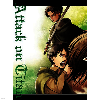 劇場版 進擊の巨人 後編~自由の翼 (극장판 진격의 거인: 후편~자유의 날개, Attack On Titan: Wings Of Freedom) (지역코드2)(한글무자막)(2DVD) (초회한정반)