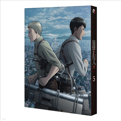 ̪ Season 3 Vol.5 (   3 Vol.5, Attack On Titan Season 3 Vol.5) (ѱ۹ڸ)(2Blu-ray)