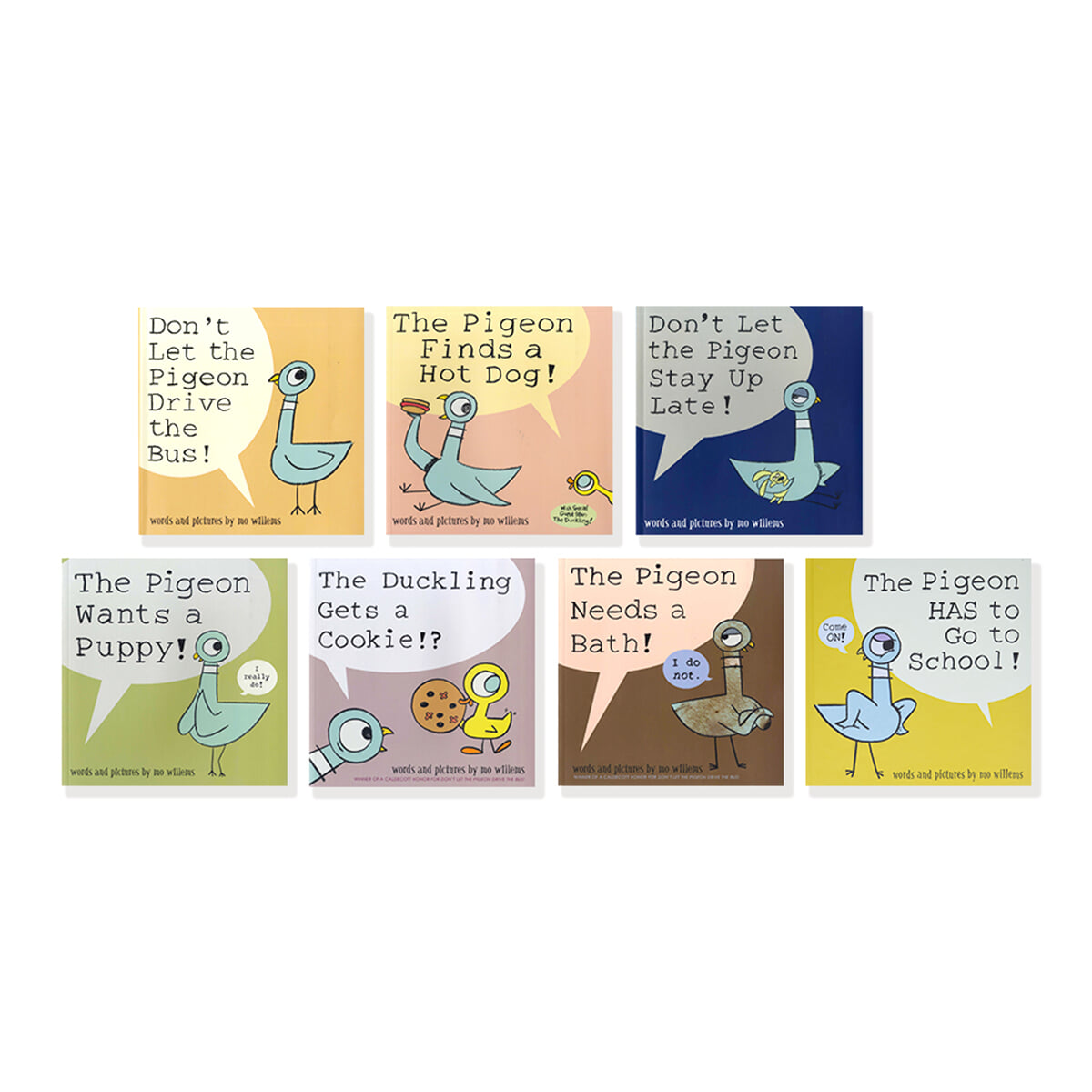 모 윌렘스 비둘기 시리즈 원서 7권 세트 : Mo Willem's Pigeon 7 Book Collection