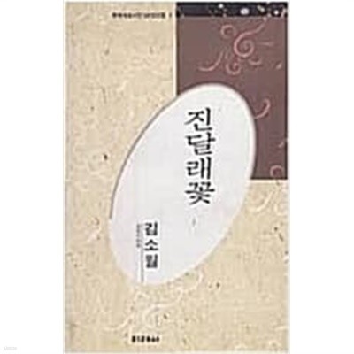 진달래꽃 - 김소월 시선 (미래사 한국대표시인100인선집 1)  (1991 초판)