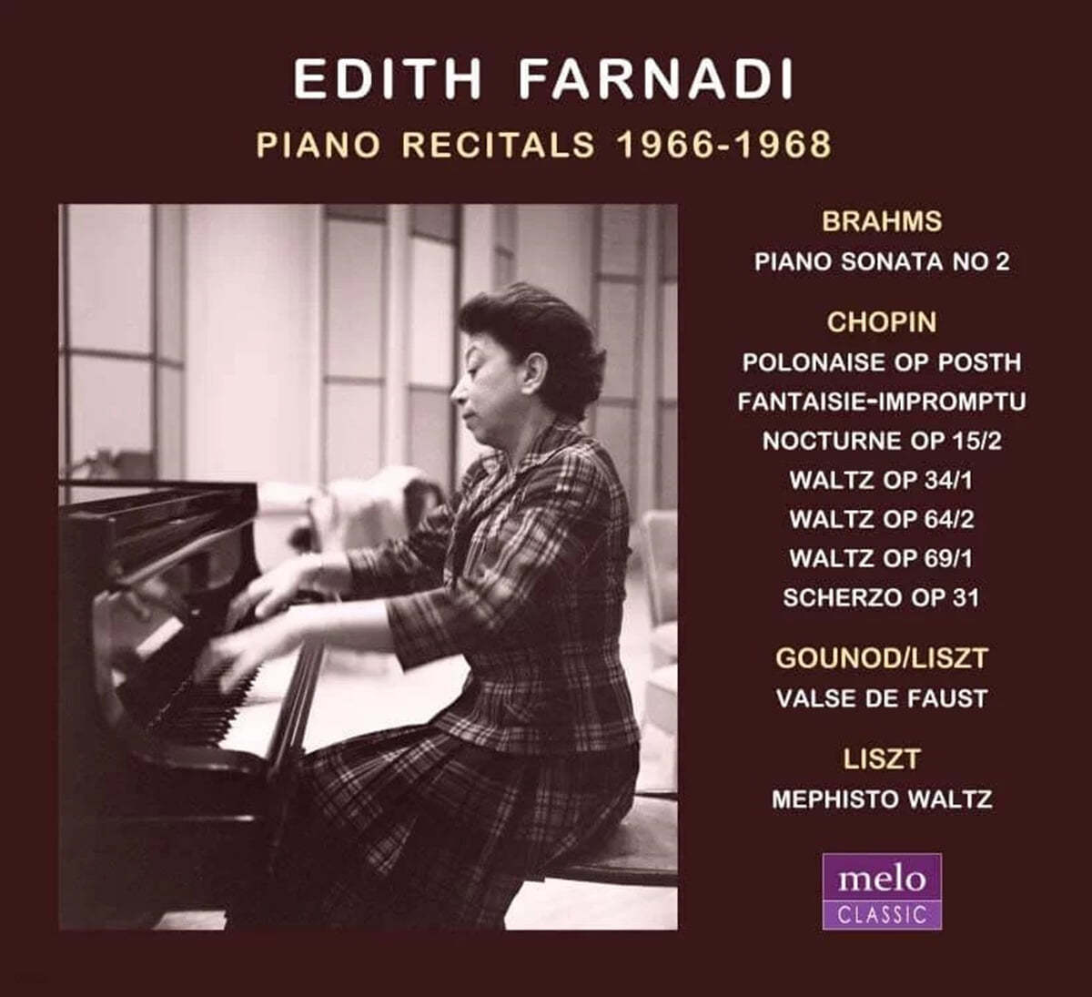 Edith Farnadi 피아노 리사이틀 실황 (Piano Recitals 1966-1968)