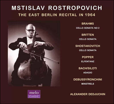 Mstislav Rostropovich 1964  Ʋ Ȳ (The East Berlin Recital in 1964)