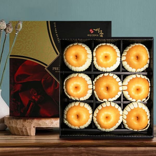 [FRUIT GIFT SET] 명품 나주 햇배 선물세트 6kg/9과_보자기증정 - YES24