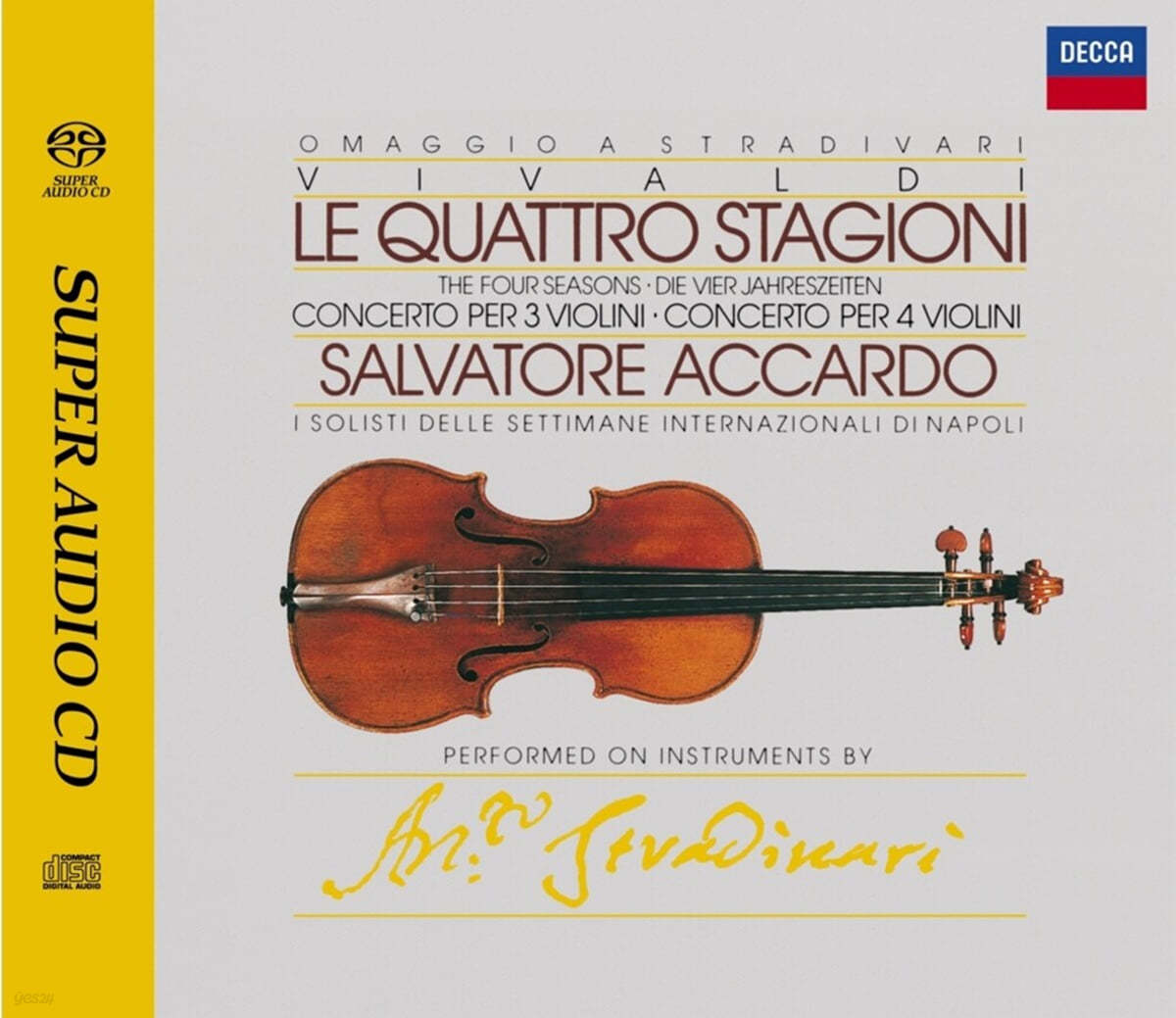 Salvatore Accardo 비발디: 사계 외 (Vivaldi: The Four Seasons, Concertos for 3, 4 Violins) 