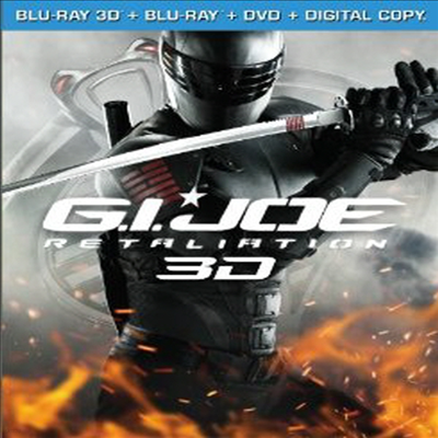 G.I. Joe: Retaliation (  ) (ѱ۹ڸ)(Blu-ray 3D + Blu-ray + DVD + Digital Copy +UltraViolet) (2013)