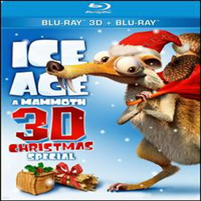 Ice Age: A Mammoth Christmas Special 3D (̽ : Ÿӵ ũ) (ѱ۹ڸ)(Blu-ray 3D + Blu-ray) (2013)