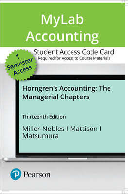 Horngren's Accounting: The Managerial Chapters