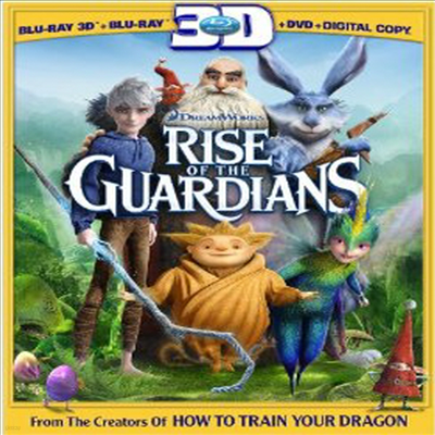 Rise of the Guardians () (ѱ۹ڸ)(Blu-ray 3D + Blu-ray + DVD + Digital Copy + UltraViolet) (2012)
