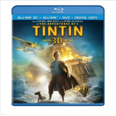 The Adventures of Tintin (ƾƾ ) (ѱ۹ڸ)(Blu-ray 3D + Blu-ray + DVD + Digital Copy) (2011)