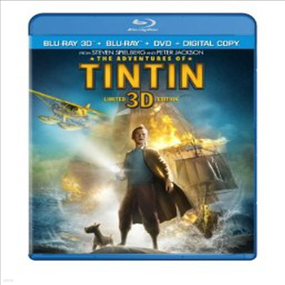 The Adventures of Tintin (틴틴의 모험) (한글무자막)(Blu-ray 3D + Blu-ray + DVD + Digital Copy) (2011)