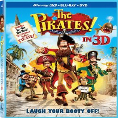 The Pirates! Band of Misfits ( ) (ѱ۹ڸ)(Blu-ray 3D + Blu-ray + DVD) (2012)