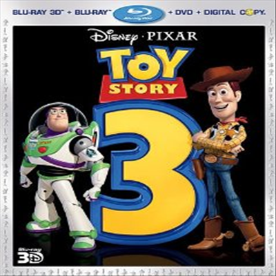 Toy Story3 (̽丮3) (ѱ۹ڸ)(Blu-ray 3D + Blu-ray + DVD + Digital Copy) (2010)